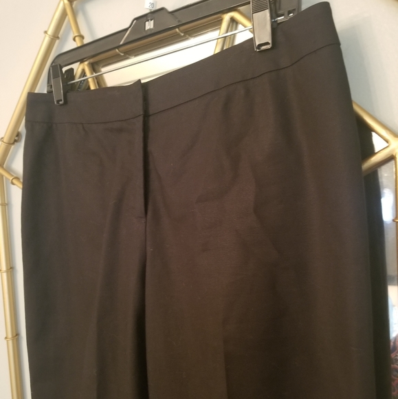 $598 Lafayette 148 New York Slacks Blk Sz.10 Pristine - Picture 4 of 11